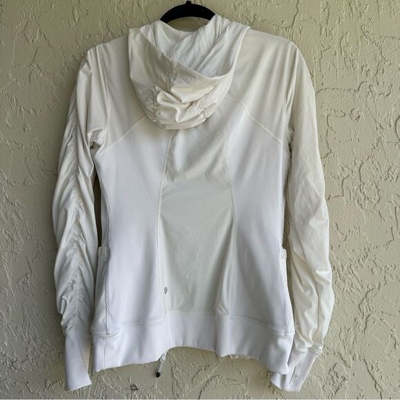 LULULEMON Dance Studio Jacket Women 6 Ruched Full Zip - Picture 5 of 11